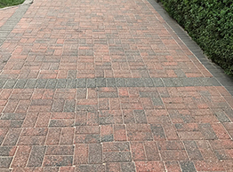 Driveway after cleaning
